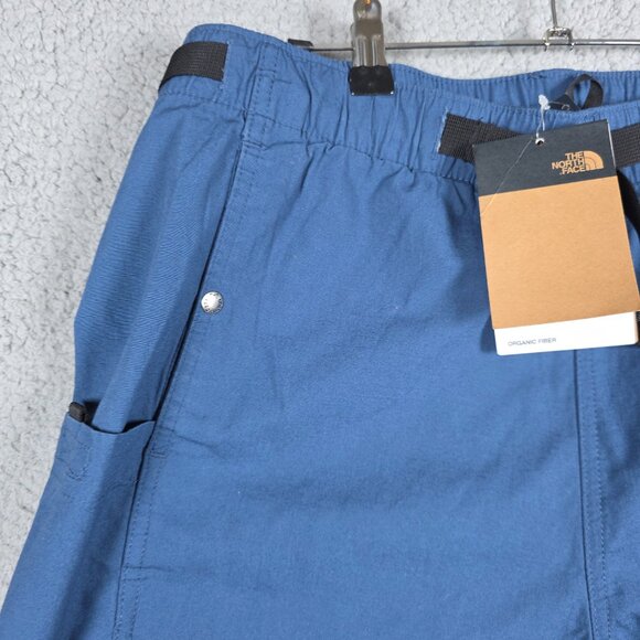 The North Face Cargo Shorts Mens Size Large Shady Blue Ripstop Belted 7L NWT - Picture 5 of 14